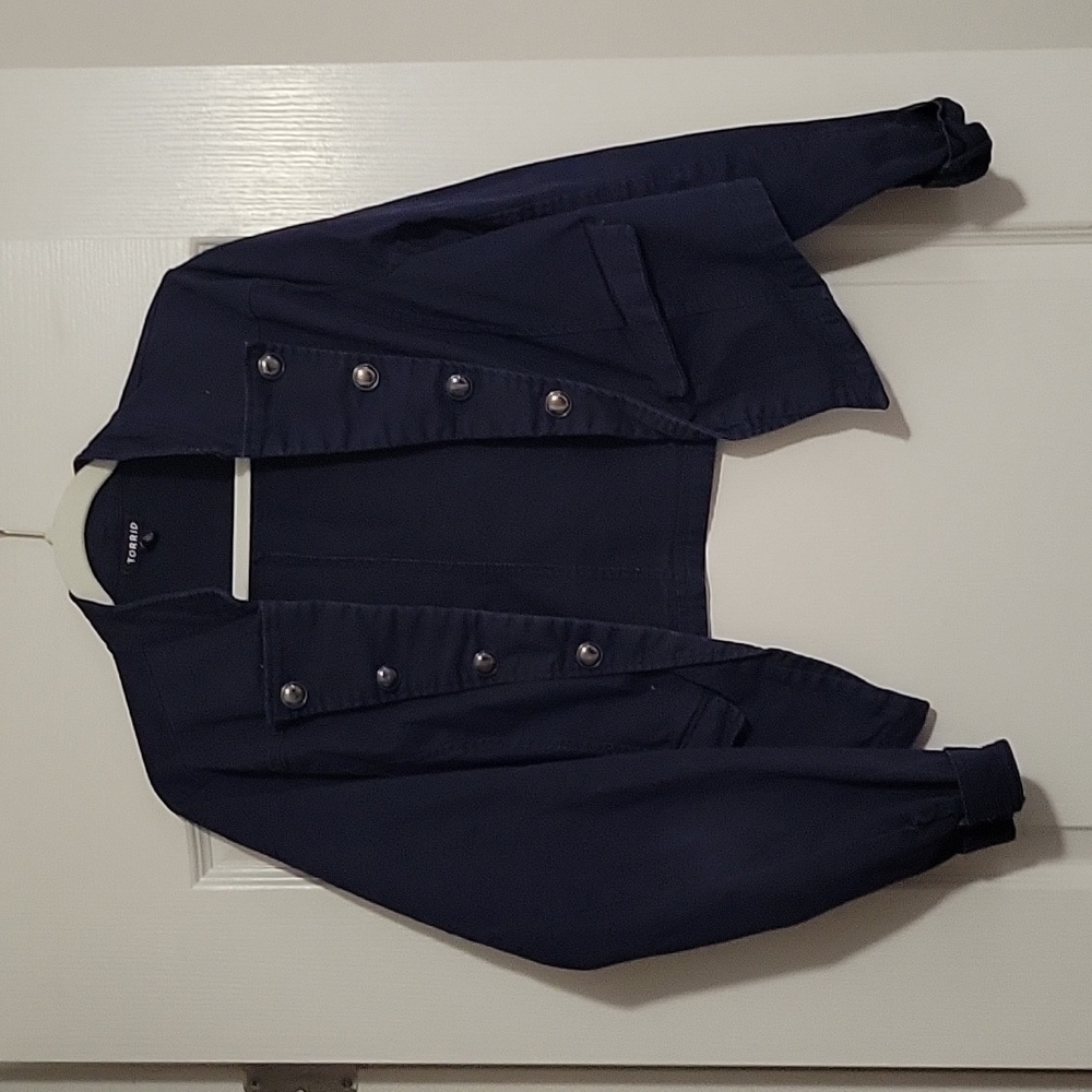 Torrid military jacket 2X